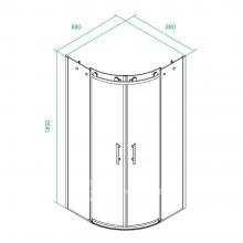 Фото товара Душевой уголок Iddis Renior R20R099i23