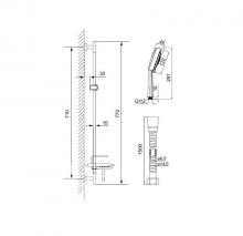 Фото товара Душевой гарнитур Iddis TSH1601