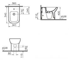 Фото товара Биде напольное VitrA S20 5509B003