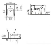 Фото товара Биде напольное VitrA S20 5509B003