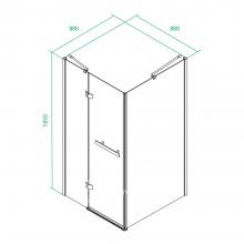 Фото товара Душевой уголок Iddis Vane V10S099i23