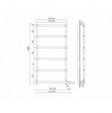 Фото товара Электрический полотенцесушитель Margaroli 542 - 6 BOX с Полкой