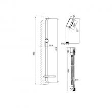 Фото товара Душевой гарнитур Iddis Cosmoshower COS3F00I16