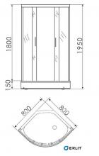 Фото товара Душевой уголок Erlit ER0508-C4
