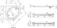 Фото товара Поддон для душа Ravak MODUS-90 LA
