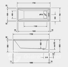 Фото товара Акриловая ванна Duravit 2nd Floor 700079