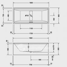 Фото товара Акриловая ванна Duravit 2nd Floor 700081