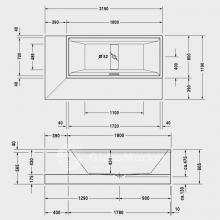 Фото товара Акриловая ванна Duravit 2nd Floor 700081