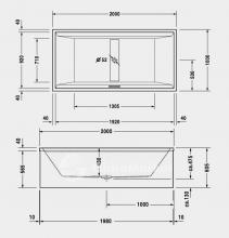 Фото товара Акриловая ванна Duravit 2nd Floor 700163