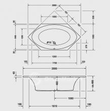 Фото товара Акриловая ванна Duravit 2x3 700024