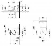 Фото товара Унитаз-компакт Duravit Happy D.2 2134090000