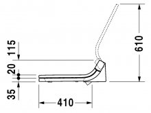 Фото товара Крышка-сиденье Duravit DuraStyle Senso Wash 610200002000300