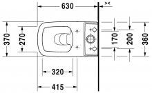 Фото товара Чаша для унитаза-компакта Duravit DuraStyle 2155090000