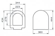 Фото товара Крышка-сиденье VitrA S50 72-003-309 с микролифтом