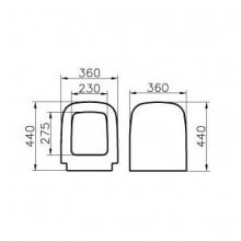 Фото товара Крышка-сиденье VitrA S20 77-003-009 с микролифтом