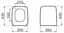 Фото товара Крышка-сиденье VitrA Metropole 90-003-009