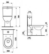 Фото товара Крышка-сиденье Laufen Pro 9295.1.000.000.1 без микролифта