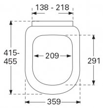 Фото товара Крышка-сиденье Villeroy Boch Subway 9M55 S101 с микролифтом, alpin