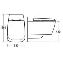 Фото товара Крышка-сиденье Ideal Standard Ventuno T663801 с микролифтом