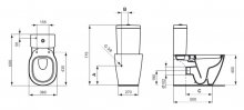 Фото товара Унитаз моноблок Ideal Standard Connect Space E119501