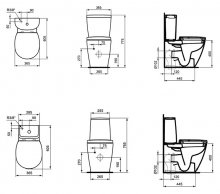 Фото товара Унитаз моноблок Ideal Standard Connect Space E119601