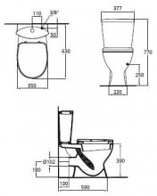 Фото товара Унитаз моноблок Ideal Standard Oceane Junior W909001 с микролифтом