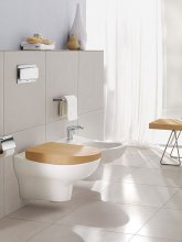 Фото товара Чаша унитаза подвесного Villeroy Boch My Nature 5610 10R1 alpin