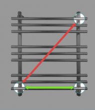 Фото товара Полотенцесушитель водяной Energy Ideal 80x50