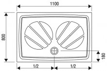 Фото товара Поддон для душа Ravak GIGANT PRO 110x80