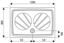 Фото товара Поддон для душа Ravak GIGANT PRO 120x80