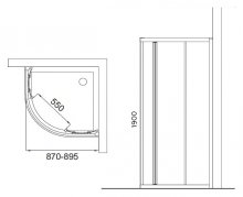 Фото товара Душевой уголок Ideal Standard Connect T9818EO