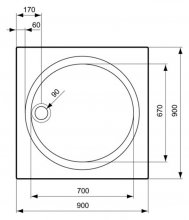 Фото товара Поддон для душа Ideal Standard Connect K197901