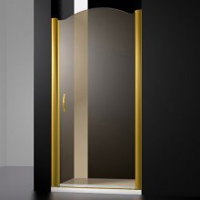 Фото товара Душевая дверь в нишу Sturm Schick 90 см gold (L)