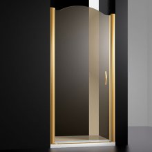 Фото товара Душевая дверь в нишу Sturm Schick 80 см bronze (R)