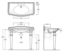 Фото товара Раковина Simas Arcade AR 874 105 см