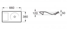 Фото товара Раковина Roca Urbi 327226000 (66 см)