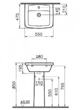 Фото товара Раковина VitrA Form 300 9602B003