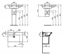 Фото товара Раковина Ideal Standard Connect Space R