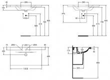 Фото товара Раковина Ideal Standard Connect new E812601 (100 см)