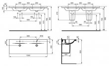 Фото товара Раковина Ideal Standard Connect new E813601 двойная