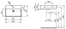 Фото товара Раковина Ideal Standard Strada K077801 (60 см)