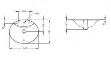 Фото товара Раковина Ideal Standard Oceane W306301 встраиваемая