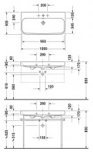 Фото товара Раковина Duravit Happy D.2 2318100000 (100 см)