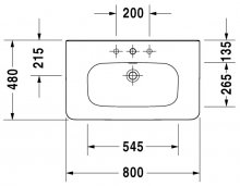 Фото товара Раковина Duravit DuraStyle 232080