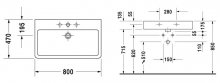 Фото товара Раковина Duravit Vero 0454800000 (80 см)