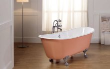 Фото товара Чугунная ванна Recor Dual 170x78 декор двухсторонний, два отверстия под смеситель