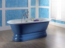 Фото товара Чугунная ванна Recor Dual 170x78 декор двухсторонний, два отверстия под смеситель