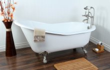 Фото товара Чугунная ванна Recor Slipper 154x76 покраска, два отверстия под смеситель
