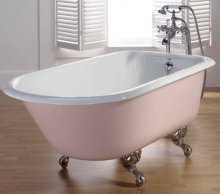 Фото товара Чугунная ванна Recor Roll Top 170x78 цвет по RAL, два отверстия под смеситель