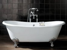 Фото товара Чугунная ванна Recor Dual 170x78 покраска, два отверстия под смеситель